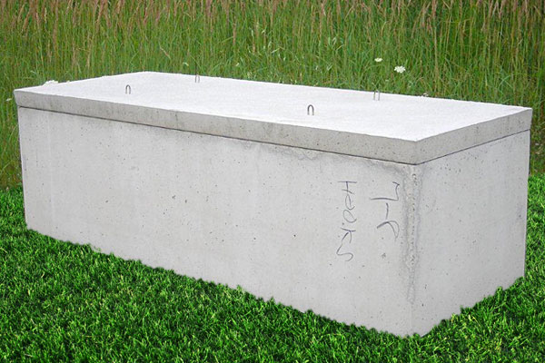 One Piece Cover Grave Box